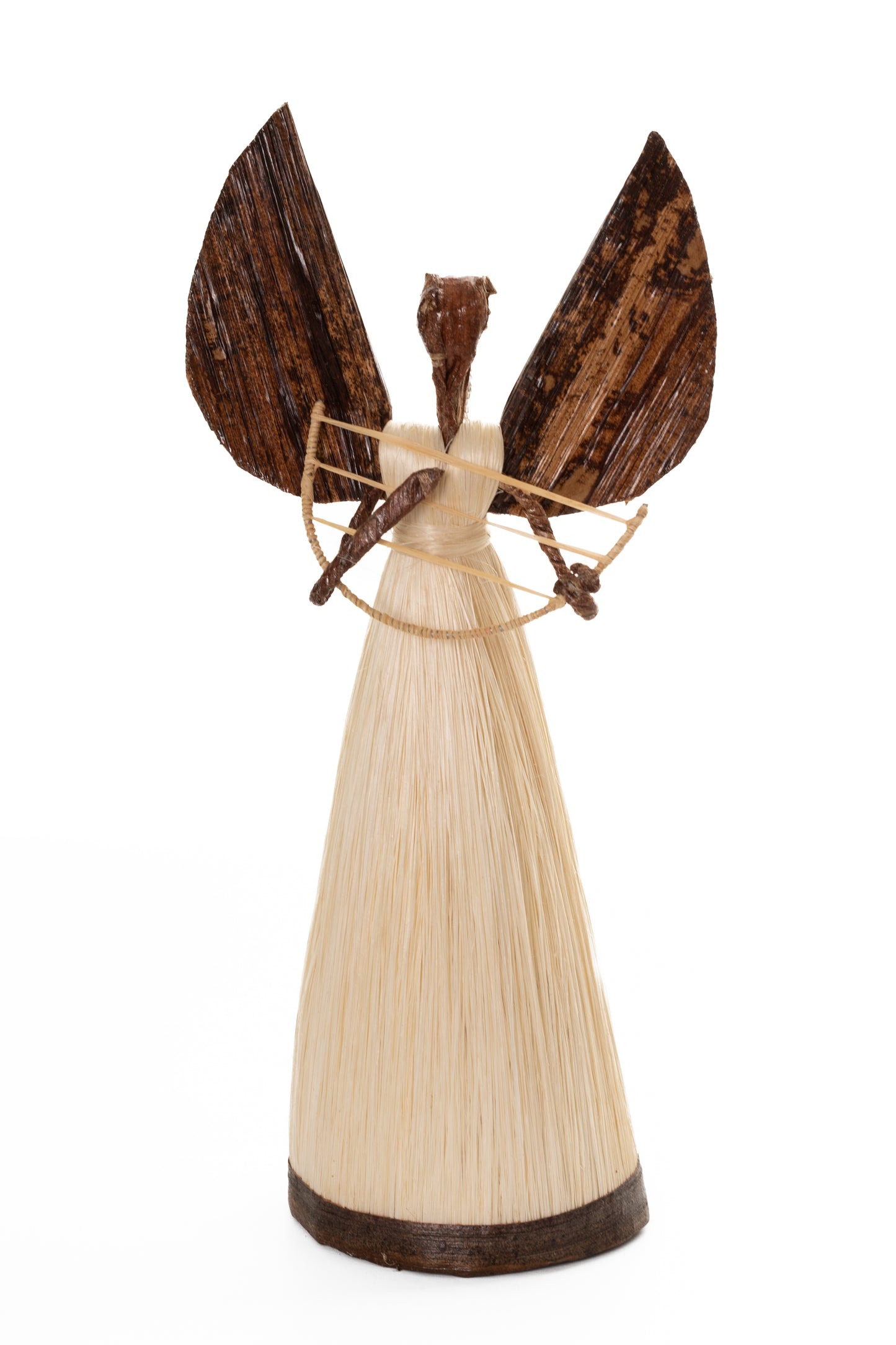 ÄNGEL 21 cm harpa sisal bananfiber