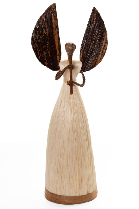 ÄNGEL 26 cm flöjt sisal bananfiber