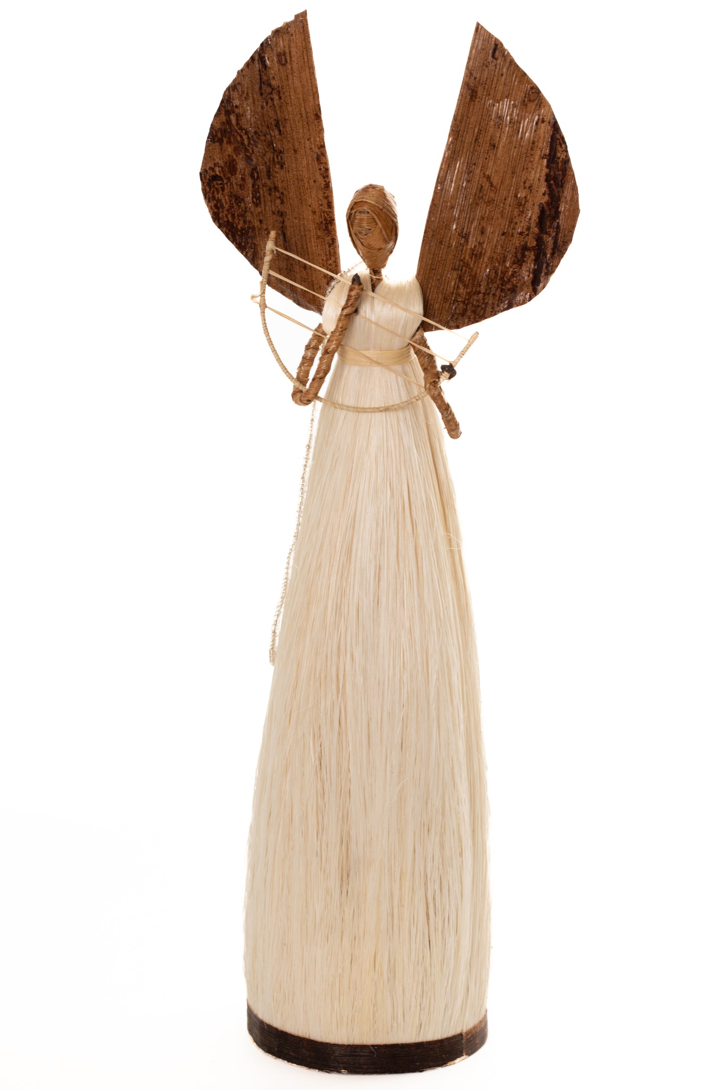 ÄNGEL 32 cm harpa sisal bananfiber