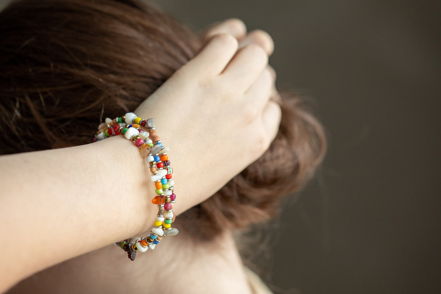 Armband 3 pärlrader