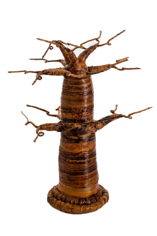 Baobabträd 55 cm bananfiber glesa grenar