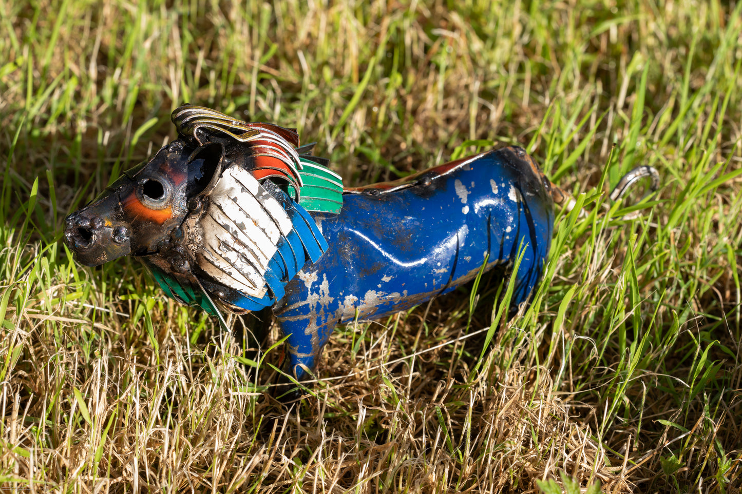 Färgglatt lejon 16 cm återbruk