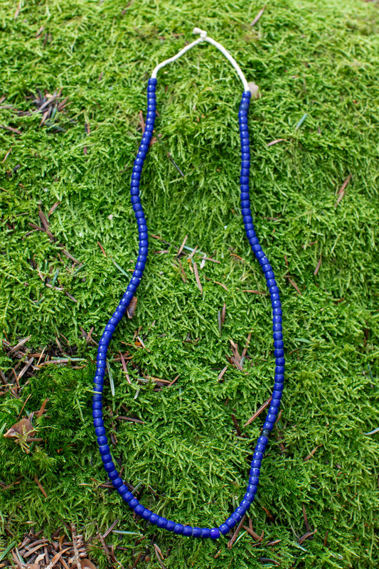 Blått turkanahalsband