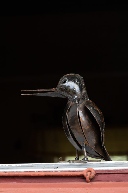 Brun kungsfiskare 16 cm återbruk