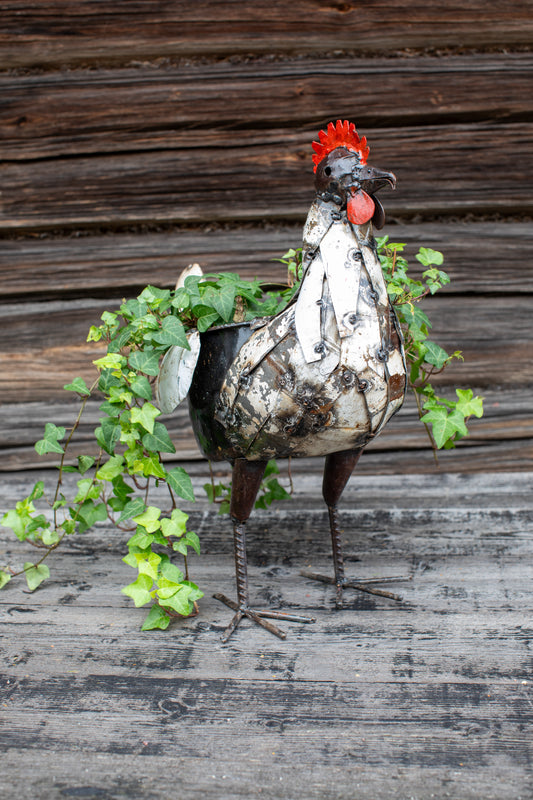 Kruka höna innerdiameter 14 cm återbruk