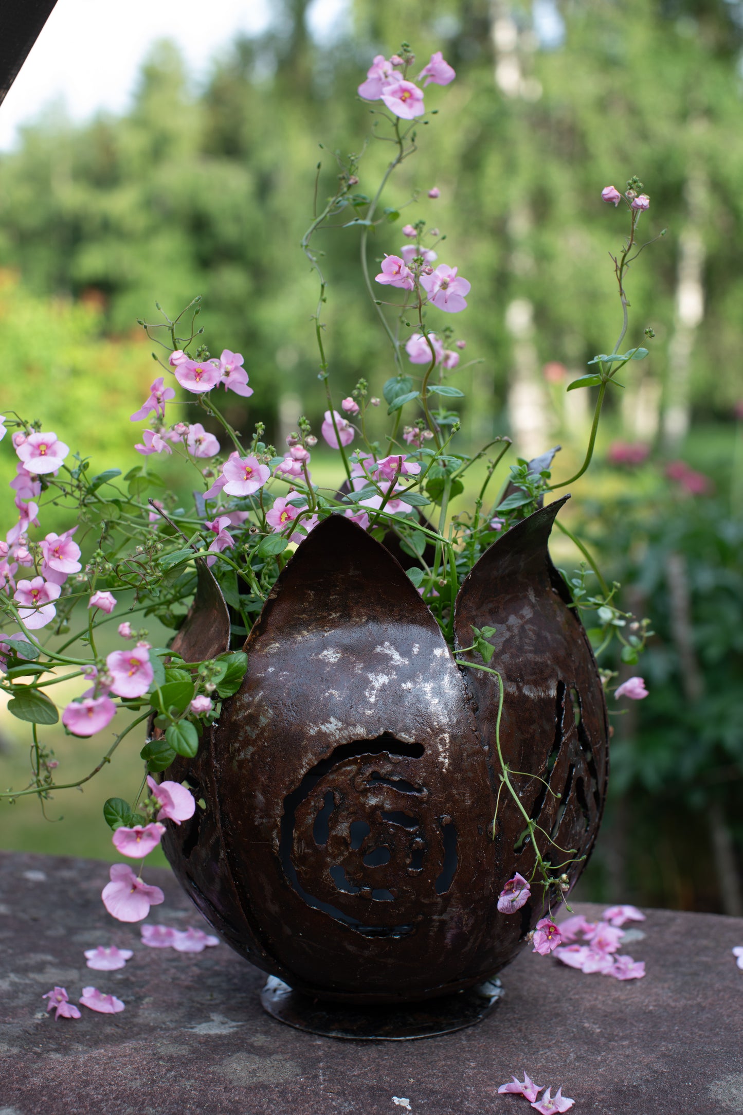 Marschallhållare blomma 26 cm återbruk