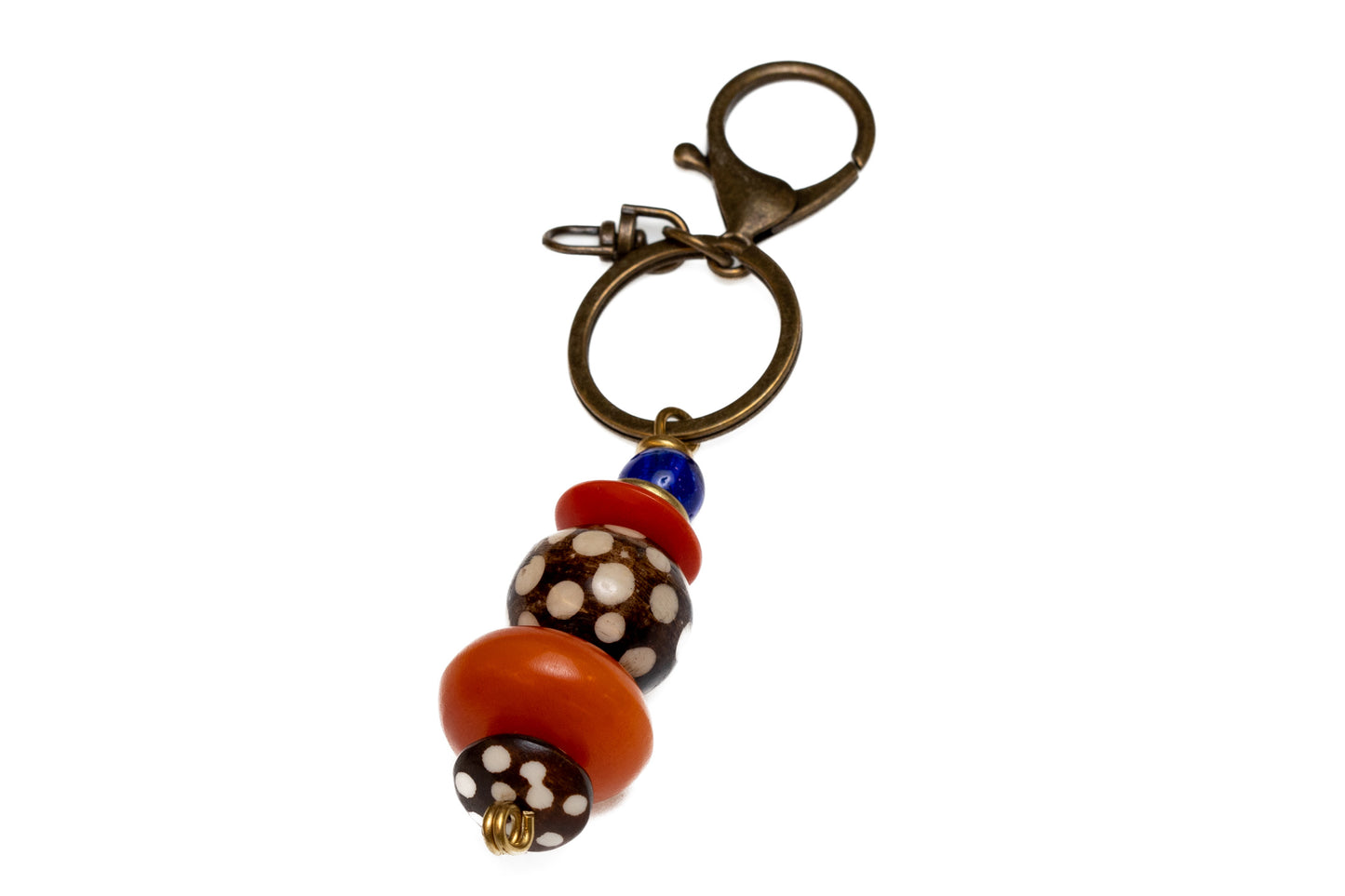 NYCKELRING falsk bärnsten