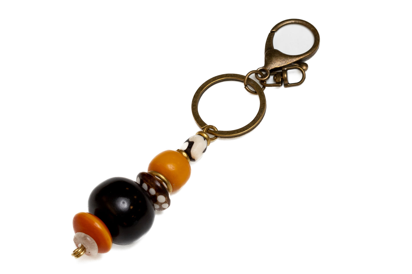 NYCKELRING falsk bärnsten