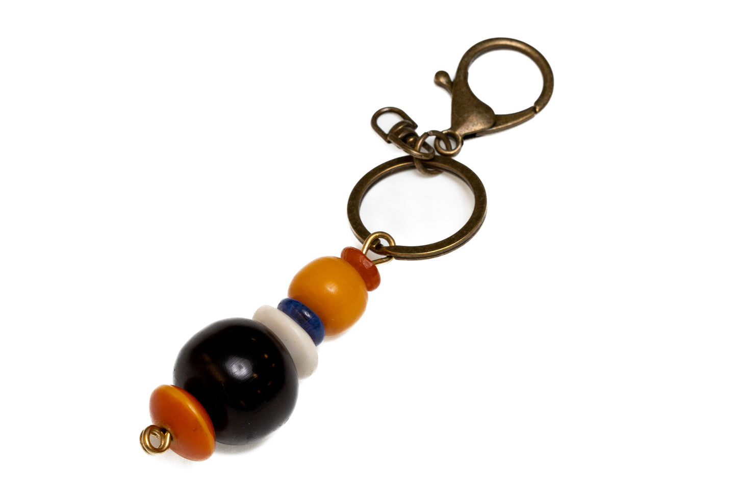 NYCKELRING falsk bärnsten