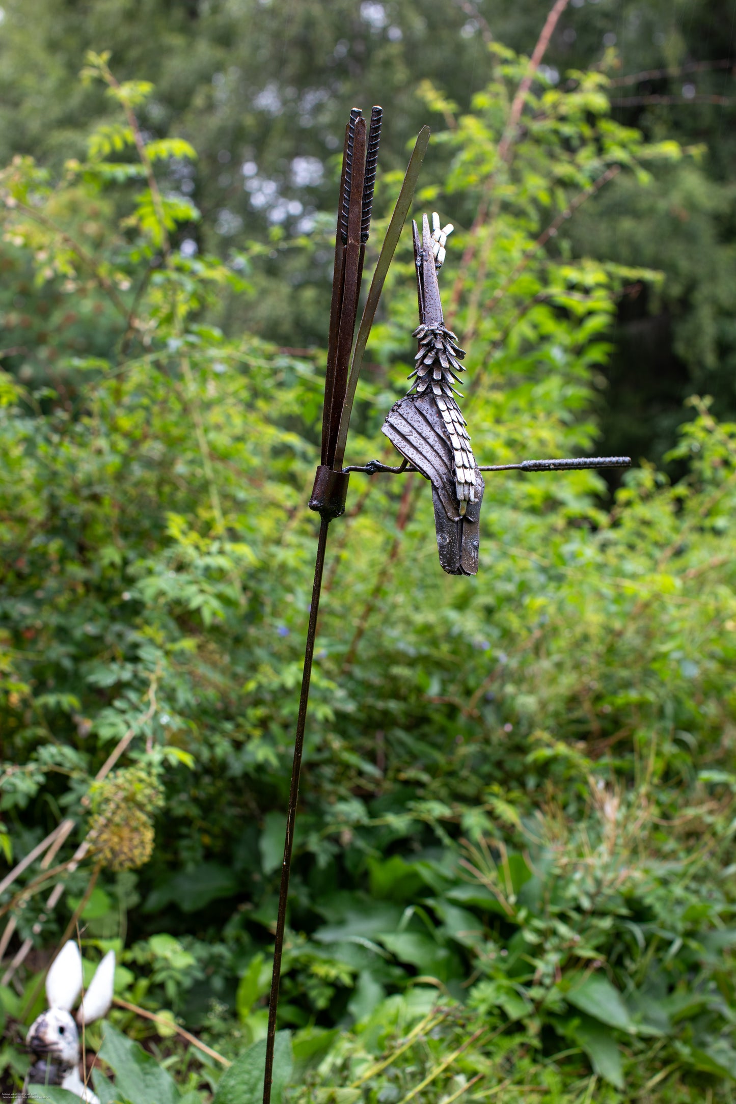 Näshornsfågel på kaveldun 110 cm återbruk