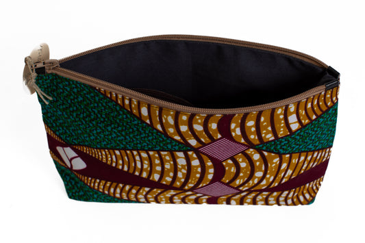 Necessär kitenge brungrön