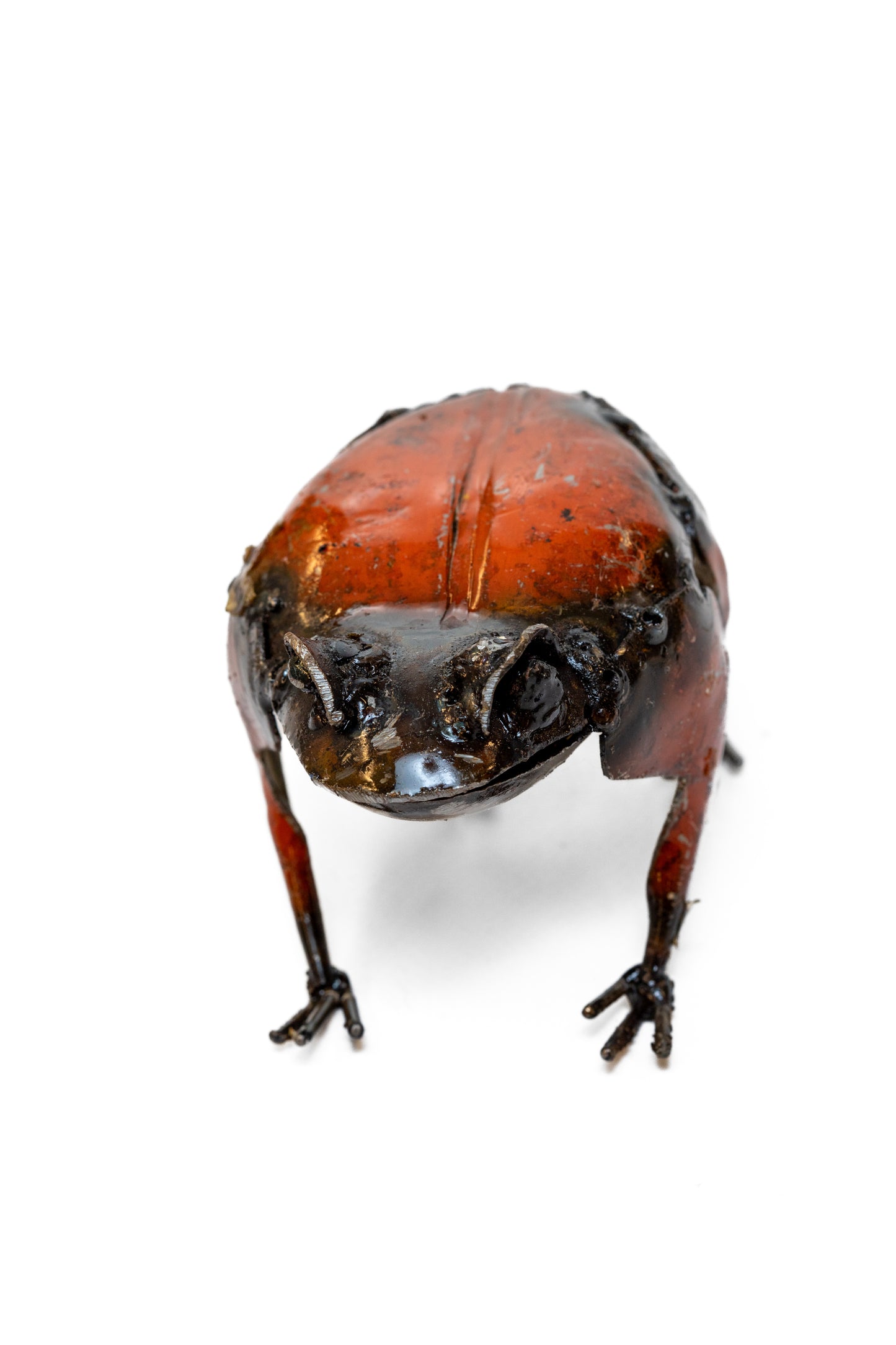 Röd groda 10 cm återbruk