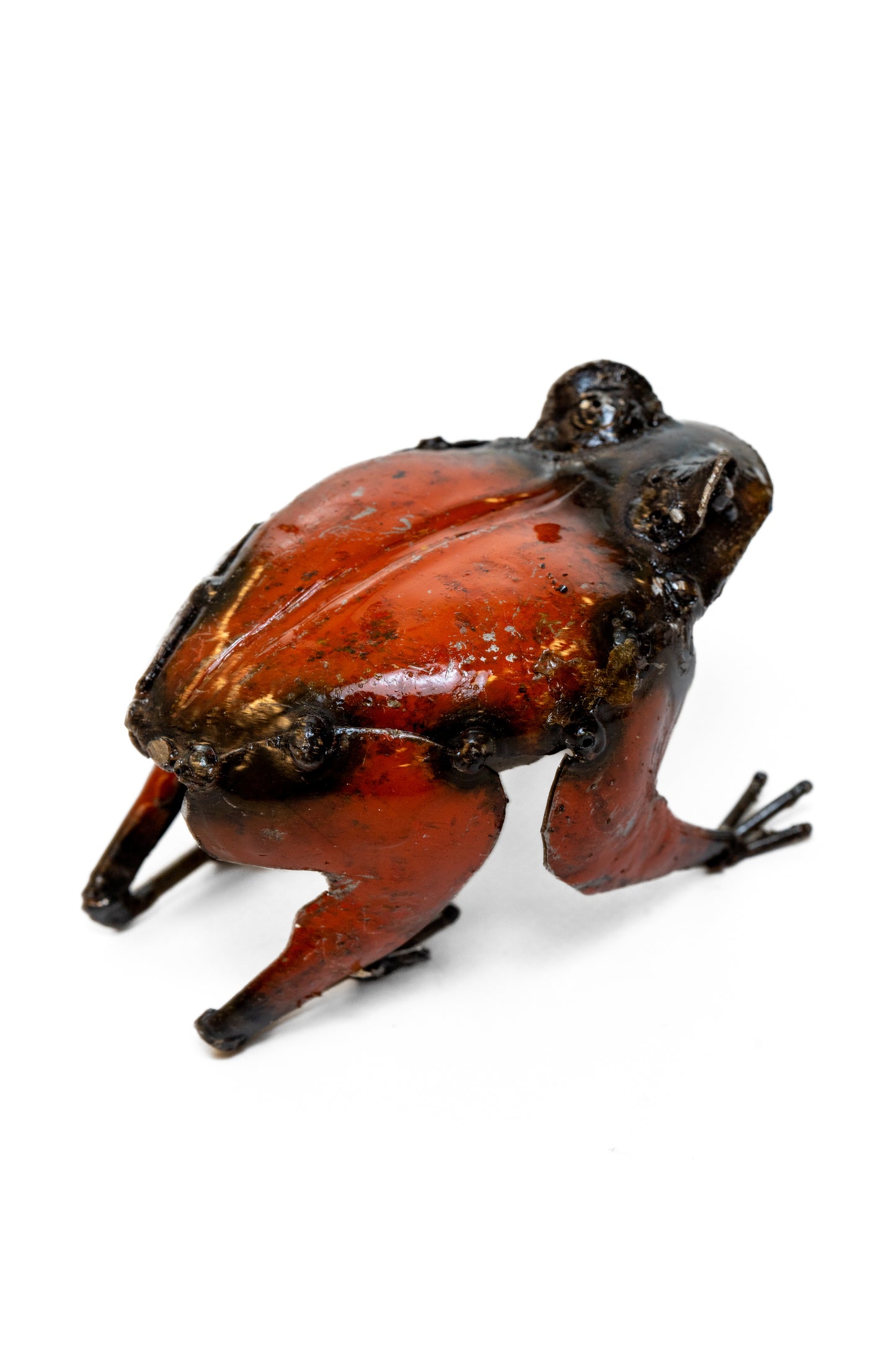 Röd groda 10 cm återbruk