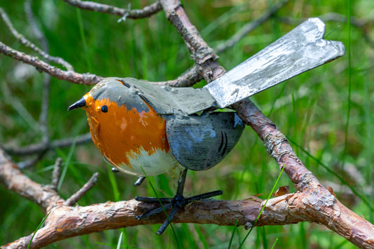 Rödhake 14 cm återbruk