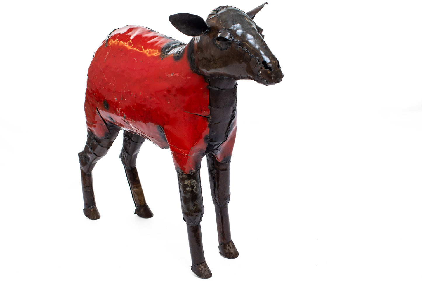 Rött FÅR 71 cm återbruk