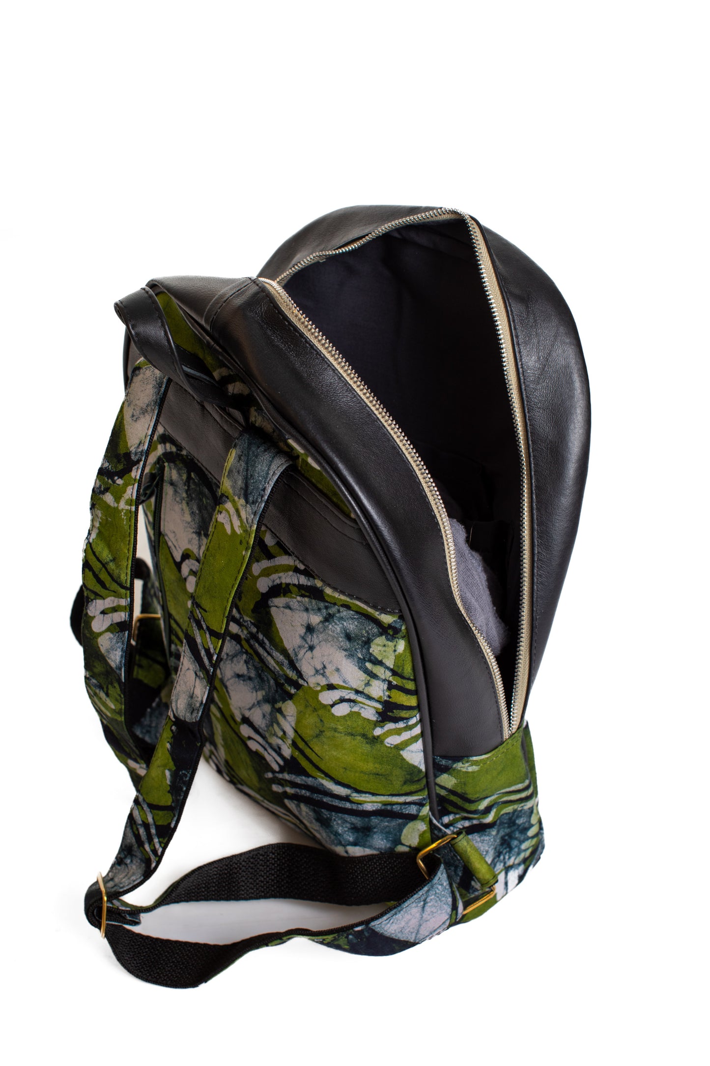 Ryggsäck kitenge grön