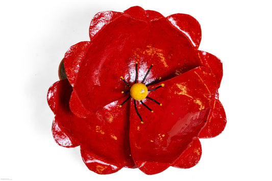 Väggdekor VALLMO 15 cm återbruk