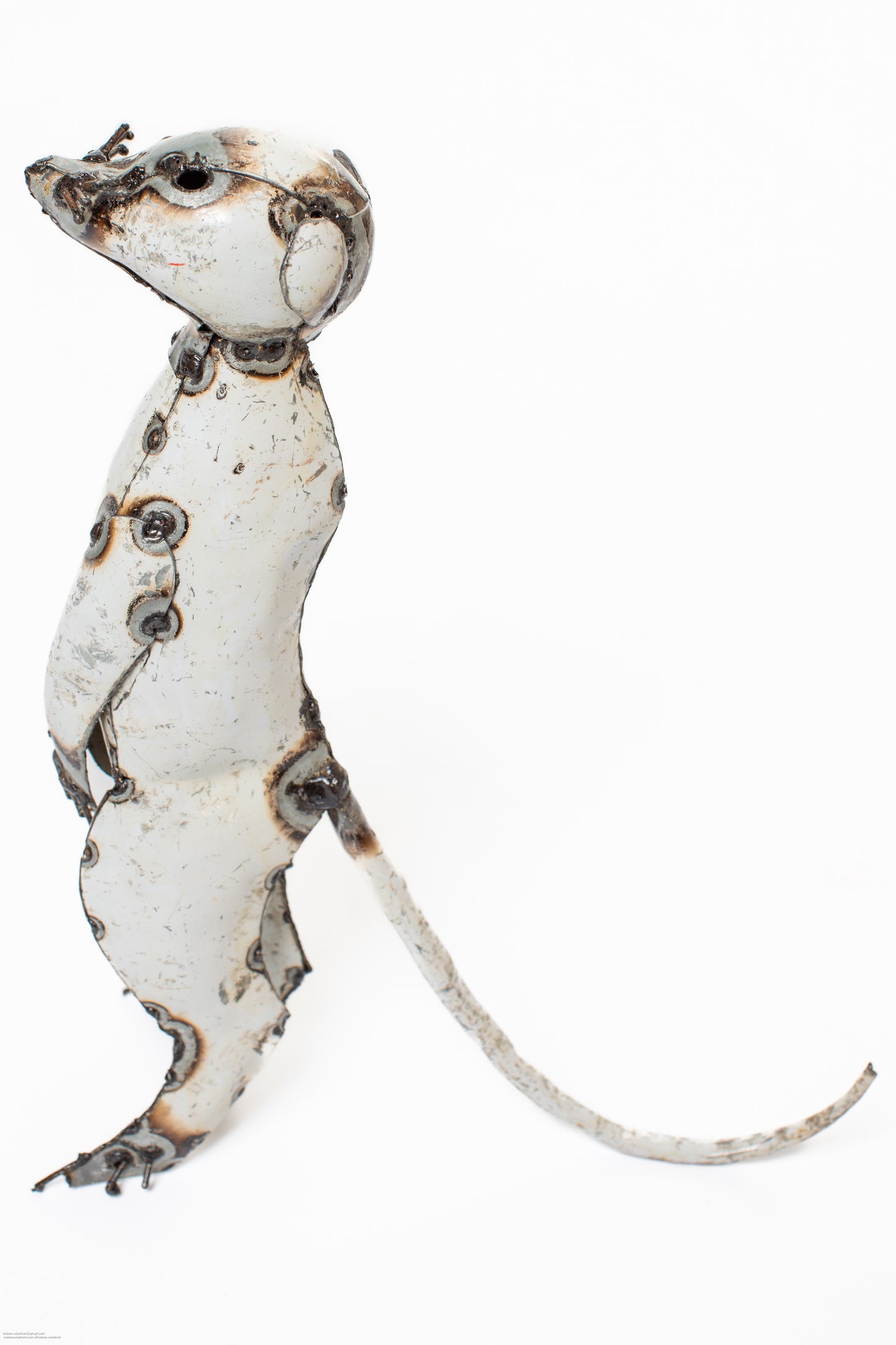 Vit SURIKAT 30 cm återbruk