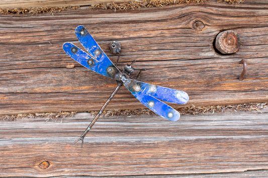 Blå trollslända 22 cm återbruk