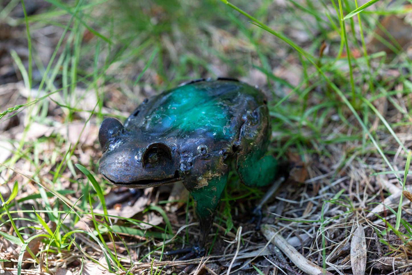 Grön groda 10 cm återbruk