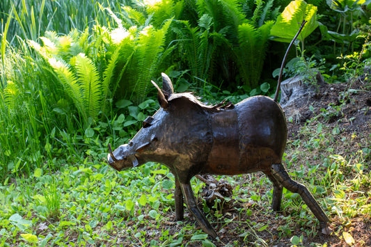 Brunt vårtsvin 115 cm återbruk