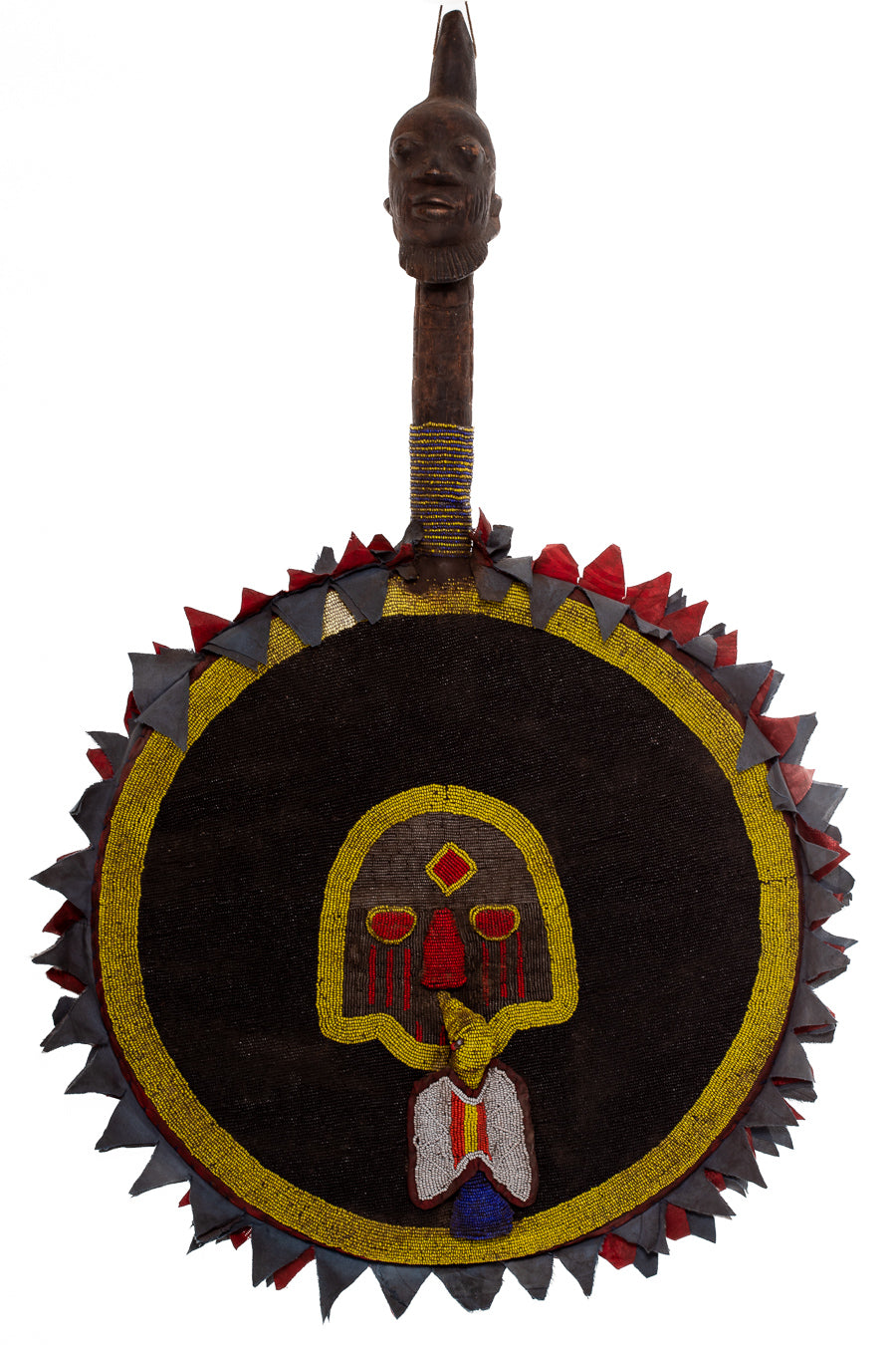 Yoruba Pärlad solfjäder