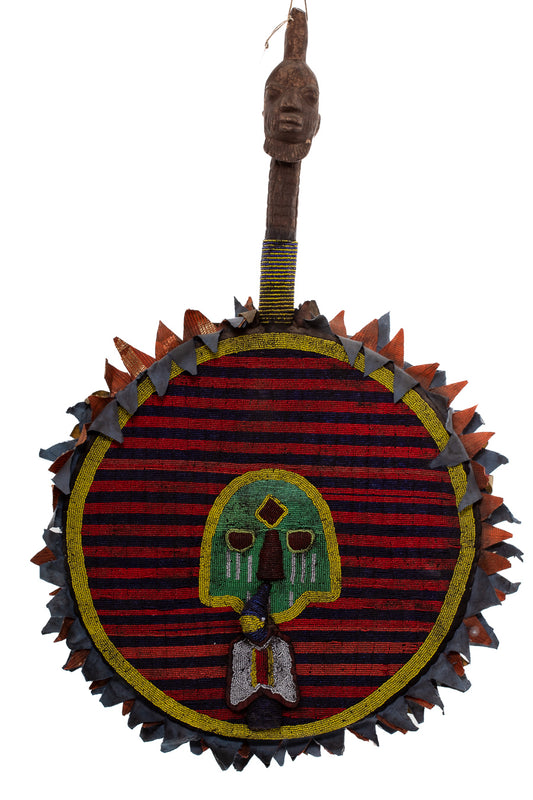 Yoruba Pärlad solfjäder