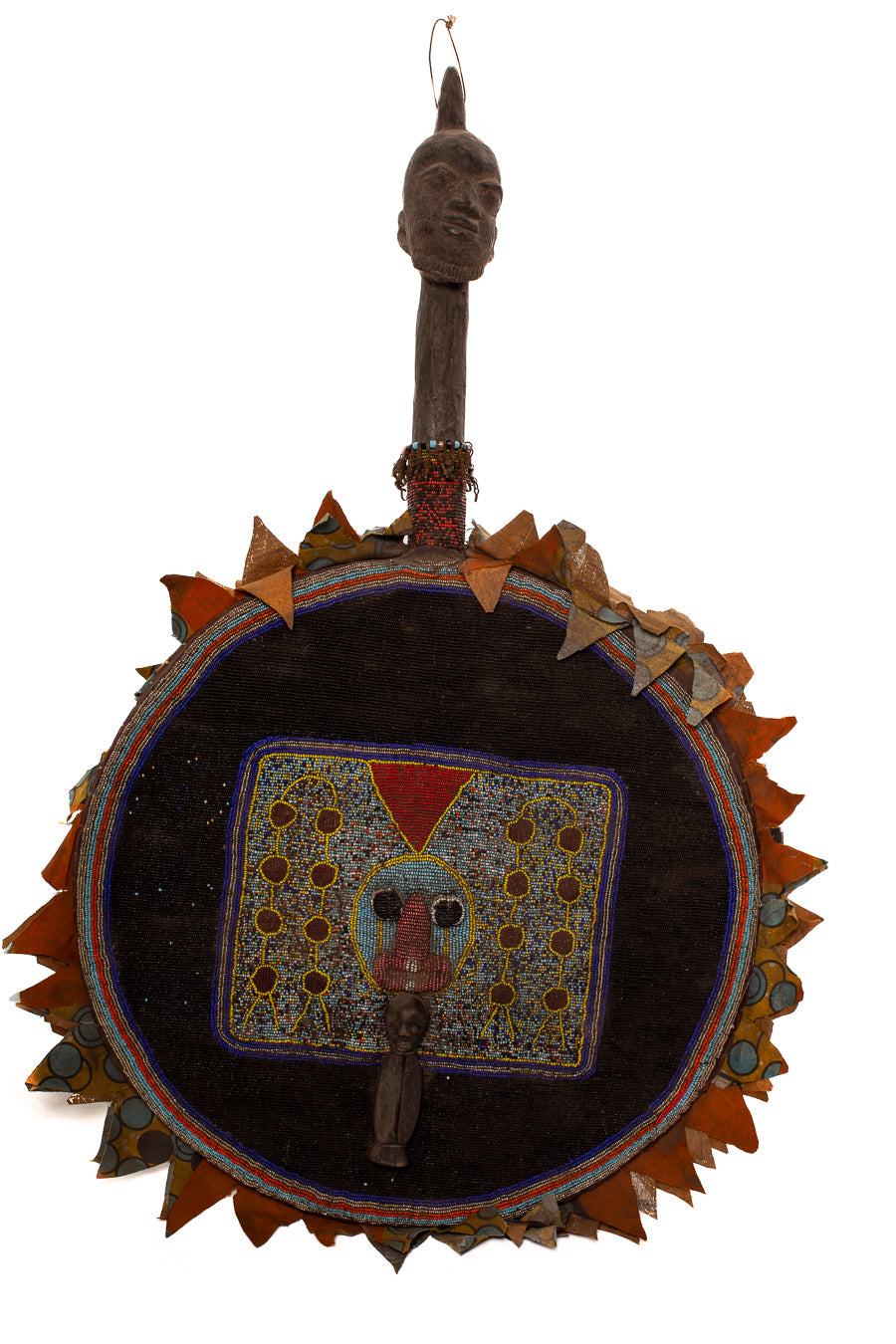 Yoruba Pärlad solfjäder